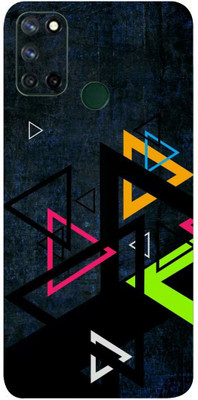 LAMHA Realme C17 Mobile Skin(Ultra Super Color Triangles High Matte Finish.)