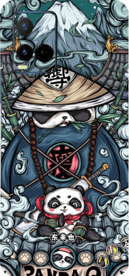 Mclaxa Ninja Panda Mobile Back Skin, Ninja Panda, VIVO Y 21 T Mobile Skin(Ninja Panda Multicolour Skin With Super Matte Finish..)