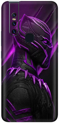 Toppings Vivo V15 Mobile Skin(Black, Purple)