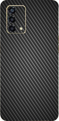 TJ CREATION Oppo F19s Mobile Skin(Ultra Super Black Carbon Fiber Skin With High Matte Finish.)