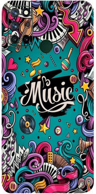 LAMHA Realme C17 Mobile Skin(Ultra Super Music Graffiti High Matte Finish.)