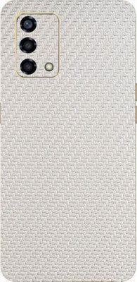BUGGU Oppo F19s, Oppo F19s, oppo f19s Mobile Skin(Ultra Super Pearl White Carbon fiber Skin With High Mattte Finish.)
