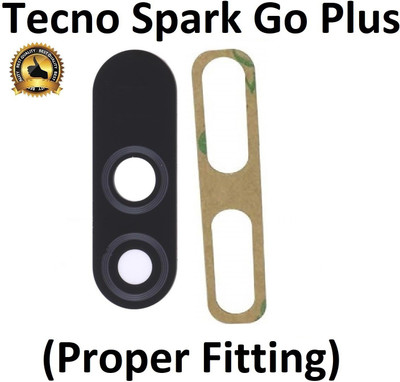 Furious3D Replacement Rear Camera Lens Glass with Adhesive Sticker Compatible with Spark Go Plus Camera Lens Glass