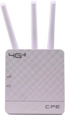 ONLINE CLIQ CPE 990 3X Antenna 300Mbps Wireless 4G LTE, Plug and Play 300 Mbps 4G Router