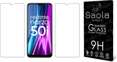 GMR Edge To Edge Tempered Glass for Realme Narzo 50 i(Pack of 1)