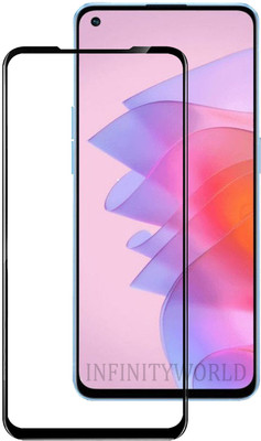 MaxR Edge To Edge Tempered Glass for Oppo Reno7 5G(Pack of 1)