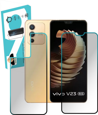 KANCHA Front and Back Screen Guard for VIVO V23 5G(Pack of 2)