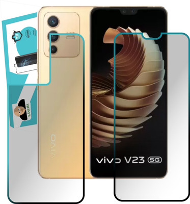KANCHA Front and Back Screen Guard for VIVO V23 5G(Pack of 2)
