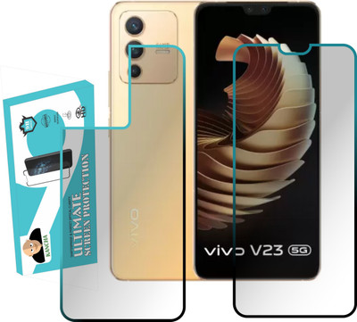 KANCHA Front and Back Screen Guard for VIVO V23 5G(Pack of 2)