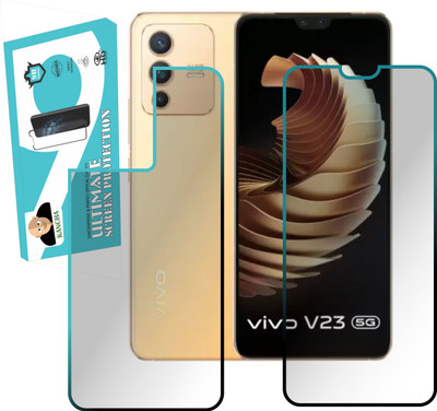 KANCHA Front and Back Screen Guard for VIVO V23 5G(Pack of 2)