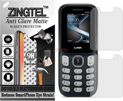 ZINGTEL Impossible Screen Guard for LAVA A1200 (Matte Finish)(Pack of 1)