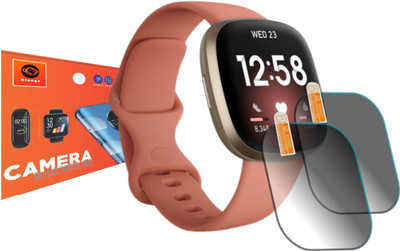Olonga Screen Guard for FITBIT Versa 3 Smartwatch(Pack of 2)