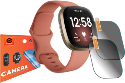 Olonga Screen Guard for FITBIT Versa 3 Smartwatch(Pack of 2)