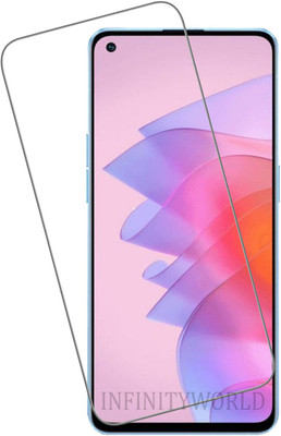 INFINITYWORLD Tempered Glass Guard for Oppo Reno7 5G(Pack of 1)