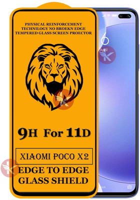 Kreatick Tempered Glass Guard for XIAOMI POCO-X2 Edge to Edge Tempered Glass(Pack of 1)