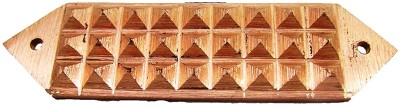 numeroastro Copper Vastu Pyramid Strip for Space Devision | Virtual Shifting (27 Pyramids) Decorative Showpiece  -  10 cm(Copper, Copper)