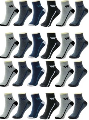 SN RACERS Unisex Solid Ankle Length(Pack of 12)