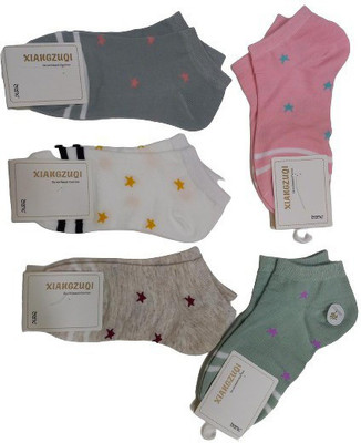 Sting Bee Women Low Cut(Pack of 5)