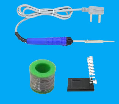 Electrosmart PACK OF 3 ELECTRONIC SOLDERING IRON KIT., 25 W Simple(Flat Tip)