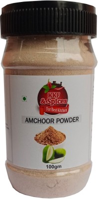 kitchen king food & spices Amchoor Powder ( Mango Powder Pack of One ) 100 Gm Jar(100 g)