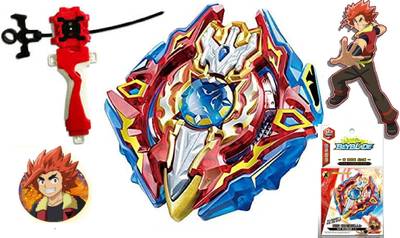 Bestie Toys Beyblade Burst Starter B-92 Sieg Xcalibur Launcher With Handle
