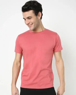 Deccan Store Solid Men Round Neck Grey T-Shirt