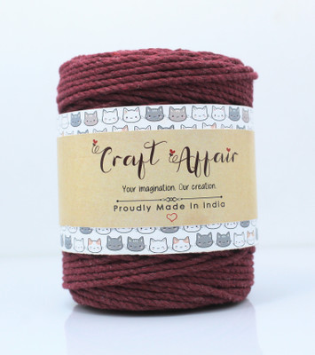 Craft Affair Maroon Thread(10 m Pack of1)