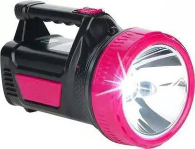 AKR Ultra Bright Rechargeable Led Torch Light Laser Long Range High Power TorcH Torch(Pink, Black, 8 cm, Rechargeable)