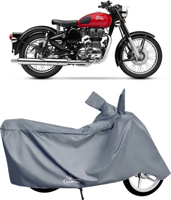 XAFO Waterproof Two Wheeler Cover for Royal Enfield(Grey)