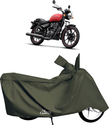 XAFO Waterproof Two Wheeler Cover for Royal Enfield(Green)