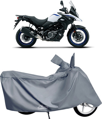 XAFO Waterproof Two Wheeler Cover for Suzuki(V Strom 650, Grey)