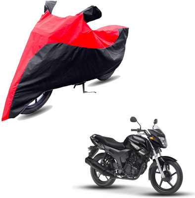 RiderShine Two Wheeler Cover for Yamaha(SZ X, Black, Red)