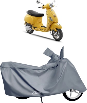 VITSOA Waterproof Two Wheeler Cover for Vespa(VXL BS6, Grey)