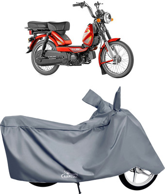 DROHAR Waterproof Two Wheeler Cover for TVS(Heavy Duty, Grey)