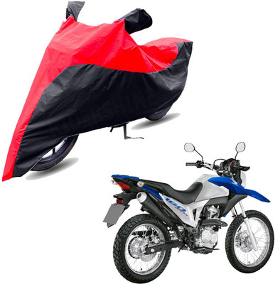 RiderShine Two Wheeler Cover for Honda(NXR 160, Black, Red)