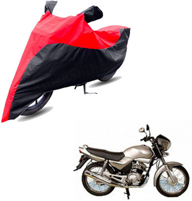 RiderShine Two Wheeler Cover for Yamaha(Libero LX, Black, Red)