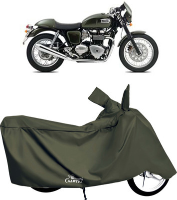 XAFO Waterproof Two Wheeler Cover for Triumph(Thruxton 1200 R, Green)