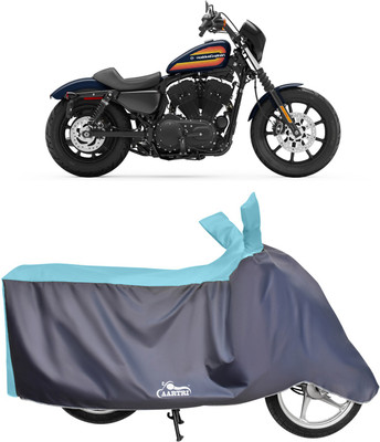 DROHAR Waterproof Two Wheeler Cover for Harley Davidson(Iron 883, Blue)