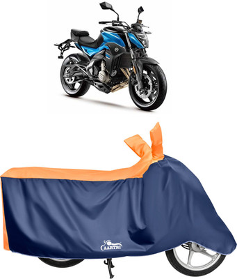 XAFO Waterproof Two Wheeler Cover for CFMoto(650 NK, Orange)