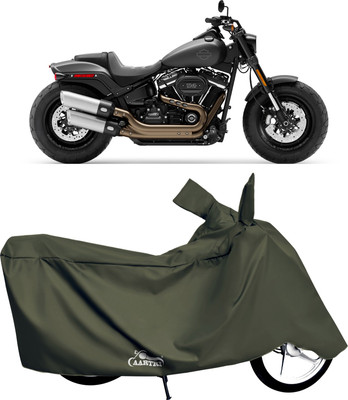 XAFO Waterproof Two Wheeler Cover for Harley Davidson(Fat Boy, Green)