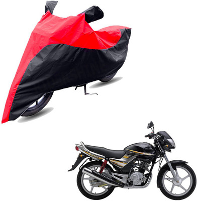 RiderShine Two Wheeler Cover for Yamaha(Libero G5, Black, Red)