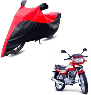 RiderShine Two Wheeler Cover for TVS(Victor Edge, Black, Red)