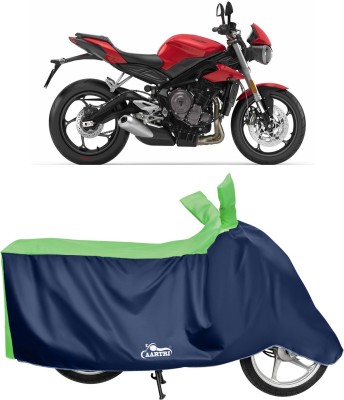 VITSOA Waterproof Two Wheeler Cover for Triumph(Street Triple RS, Green)