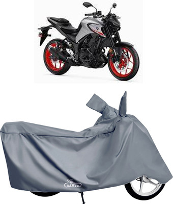 XAFO Waterproof Two Wheeler Cover for Yamaha(MT 15 New BS6, Grey)