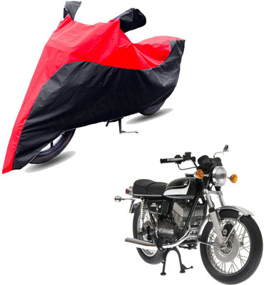 RiderShine Two Wheeler Cover for Yamaha(RD 350, Black, Red)