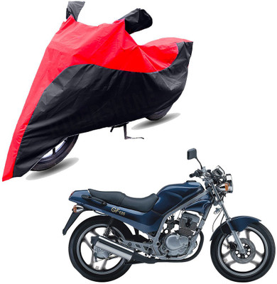 RiderShine Two Wheeler Cover for Kinetic(GF 125, Black, Red)
