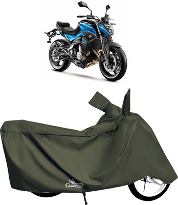 DROHAR Waterproof Two Wheeler Cover for CFMoto(650 NK, Green)