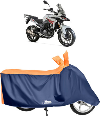 DROHAR Waterproof Two Wheeler Cover for Benelli(TRK 502, Orange)