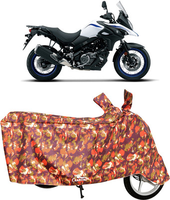 XAFO Waterproof Two Wheeler Cover for Suzuki(V Strom 650, Multicolor)