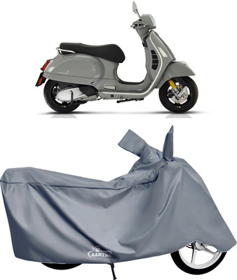 XAFO Waterproof Two Wheeler Cover for Vespa(GTS Super 125 BS6, Grey)